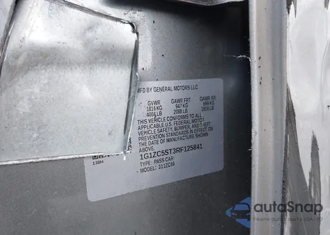 2024 Chevrolet Malibu Fwd 1Fl z USA, uszkodzony, nr VIN 1G1ZC5ST3RF125841